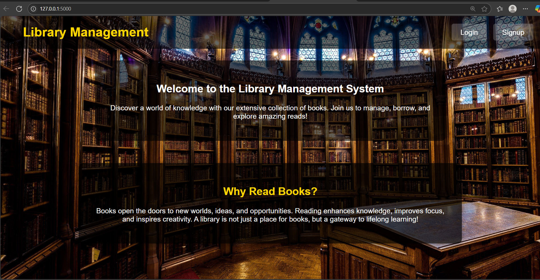 Library MongoDB